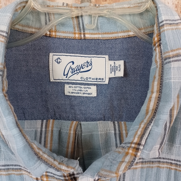 Grayers clothiers long sleeve shirt Sz XL - Picture 4 of 5